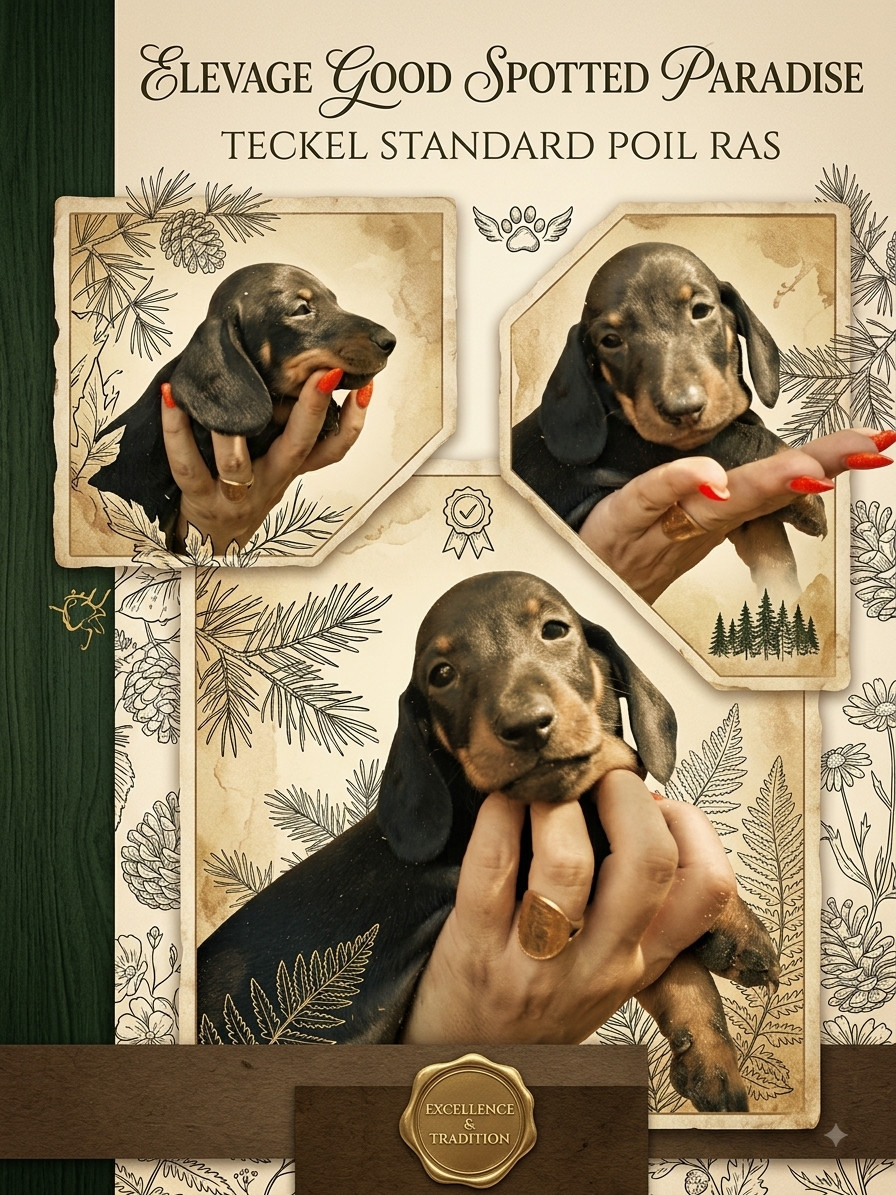 Good Spotted Paradise - Chiots disponibles - Teckel poil ras
